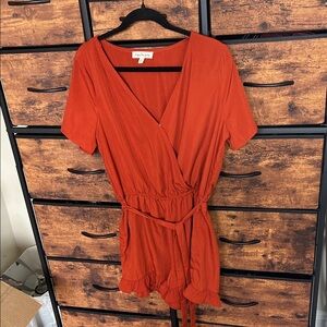 Kingston Grey Orange Romper